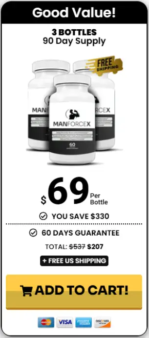 ManForceX - 3 Bottle